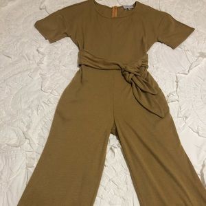Piper & Scoot Mustard Jumpsuit, size L